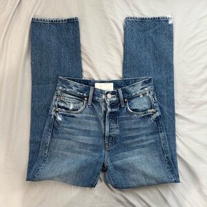 MOTHER High Waisted Hiker Hover Denim Jeans